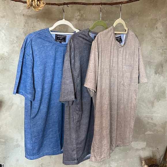 Bundle of 3 100% cotton Men T-Shirts By Republic Wear - Picture 4 of 8